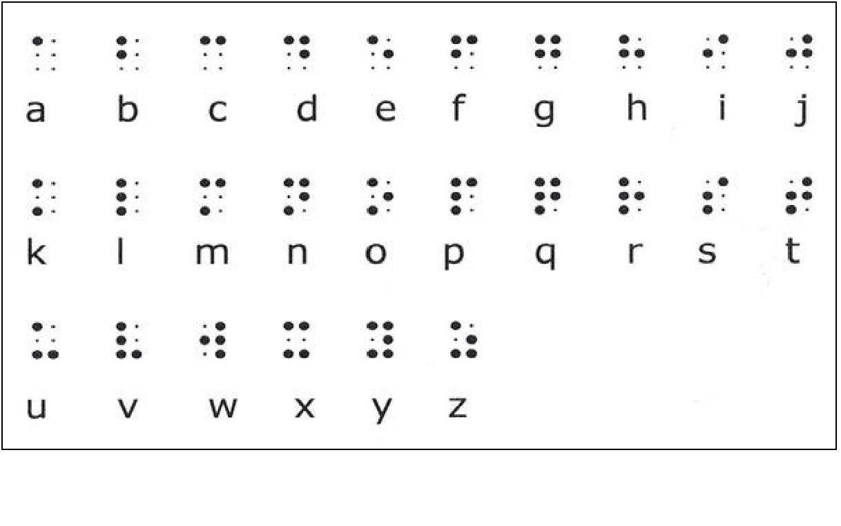 Six dots and I can read! Six dots and I can read!